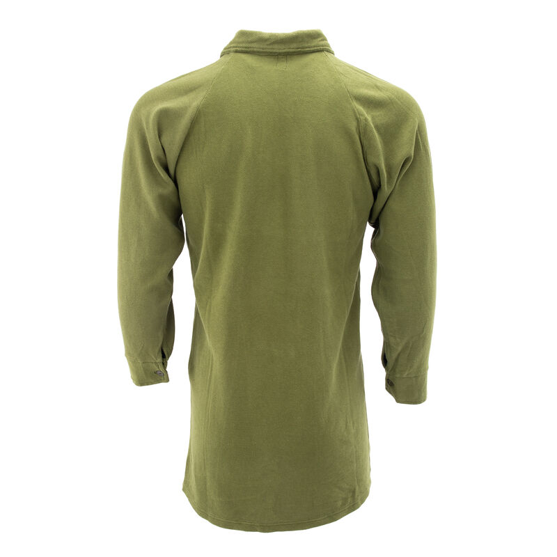 Danish Royal Army OD Long Sleeve Polo Shirt | Issued, , large image number 1